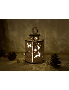 Lanterne Noël lumineuse 2