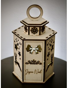 Lanterne Noël lumineuse