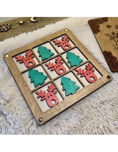 Morpion jeux de Noël