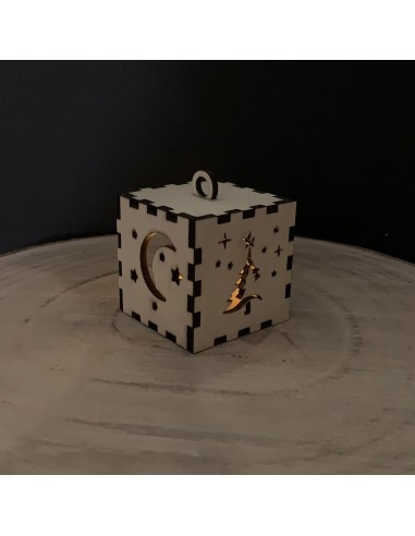 Boîte à lumière pour Noël