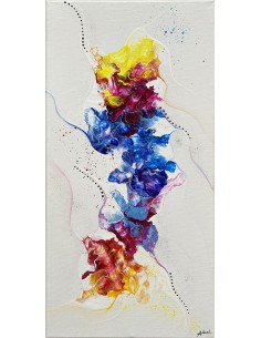 Glyka, un tableau réalisé sur un châssis de 60x30 cm par Angélique Louail