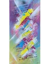 Somnium, châssis de 60x30 cm, acrylique réalisé par Angélique Louail