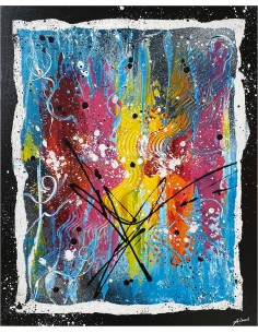 Xapà, tableau de 50x40 cm par Angélique Louail