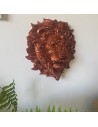Tête de lion murale