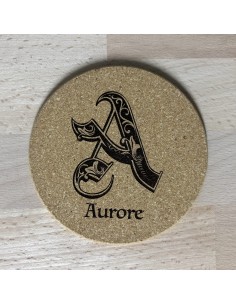 Dessous de verre personnalisé en liège