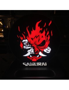 Lampe lumineuse Samourai  Cyberpunk