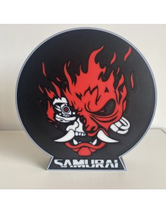 Lampe lumineuse Samourai  Cyberpunk 2