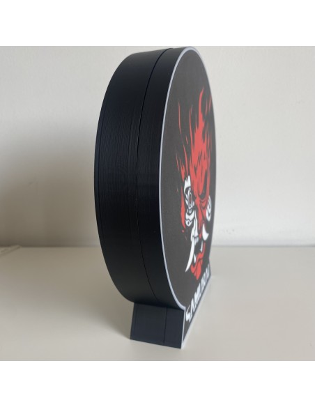 Lampe lumineuse Samourai  Cyberpunk